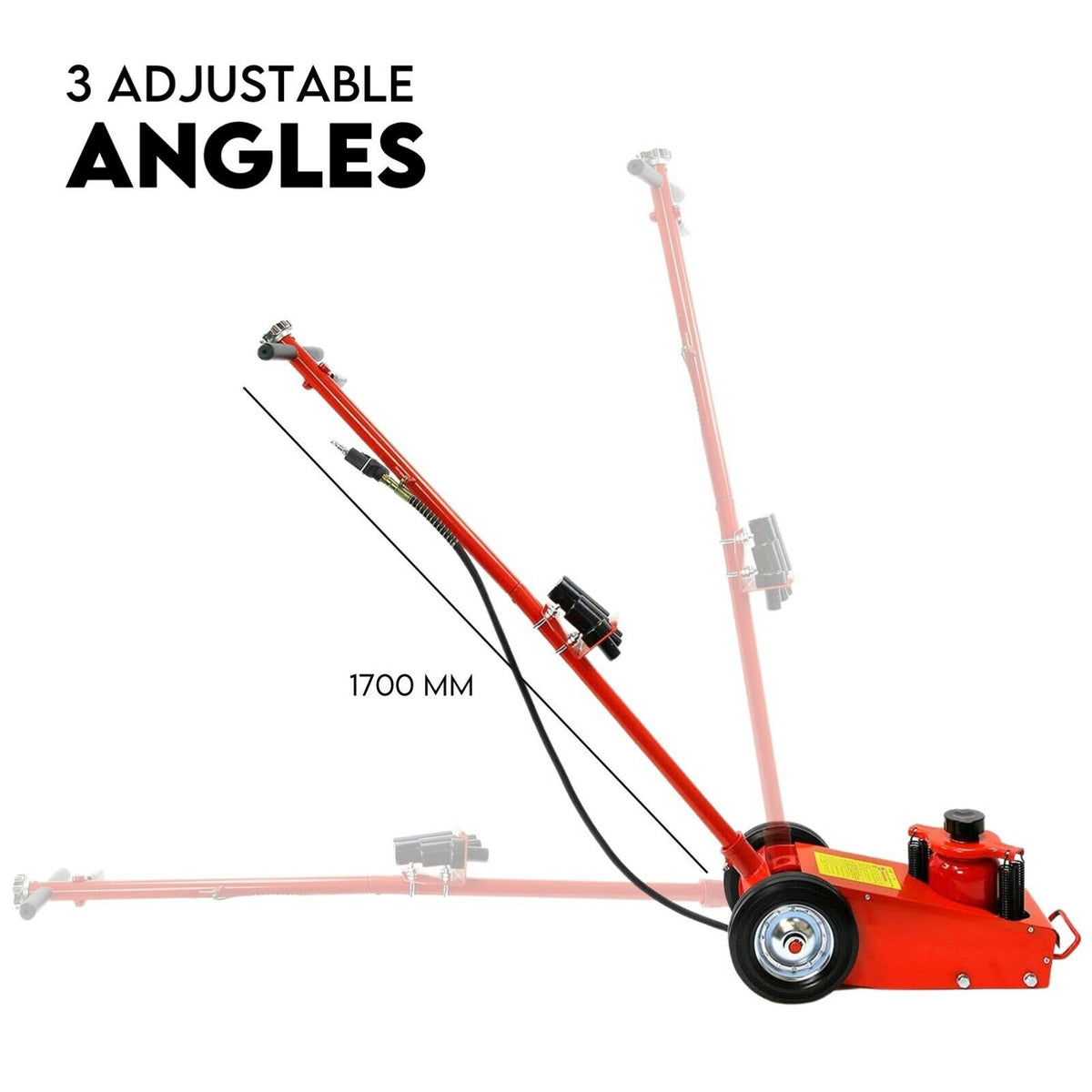 Low Profile Air Hydraulic Trolley Jack for Trucks and Garage Service (22 Ton Capacity)
