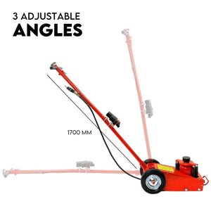 Low Profile Air Hydraulic Trolley Jack for Trucks and Garage Service (22 Ton Capacity)
