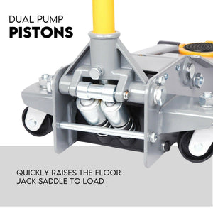 Hydraulic Floor Jack - 3T Trolley Low Profile