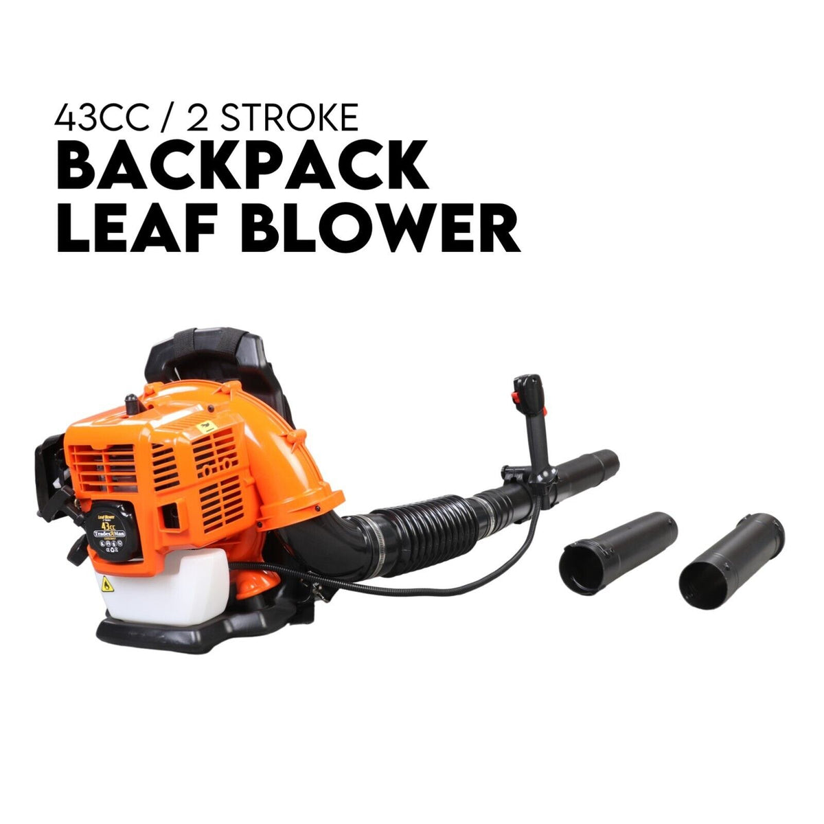 Petrol Backpack Leaf Blower - 2-Stroke, 42.7cc, 540km/H, Commercial Grade