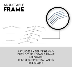 Heavy Duty 6X4 Trailer Cage Canvas Cover (600mm) | Waterproof