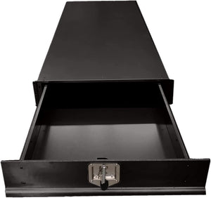 Under Tray Body Tool Box Trundle Drawer | 1500 Long | UTE Truck ToolBox | Black