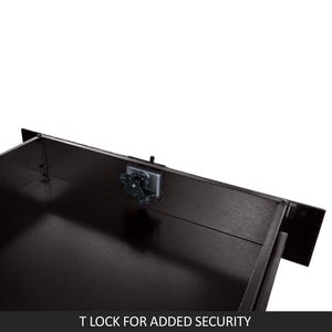 Under Tray Body Tool Box Trundle Drawer | 1500 Long | UTE Truck ToolBox | Black