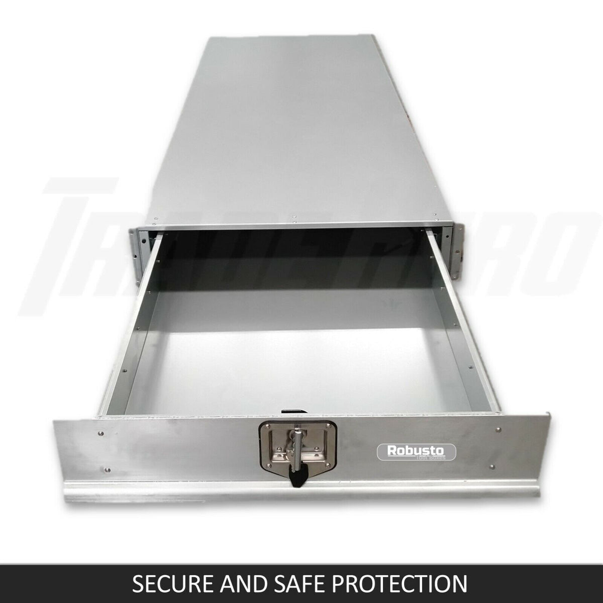 Under Tray Tool Box Trundle Drawer | Dual Extra Cab Toolbox | 1500mm | UTE Drawer