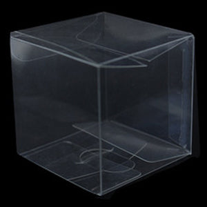 10 Pack of 7cm Clear PVC Plastic Folding Packaging