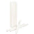 10 Pack White Wax Taper Candles - 20cm - 2cm Wide