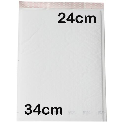 10 Pack Padded Mailer Bag Envelope - White | 34*24cm