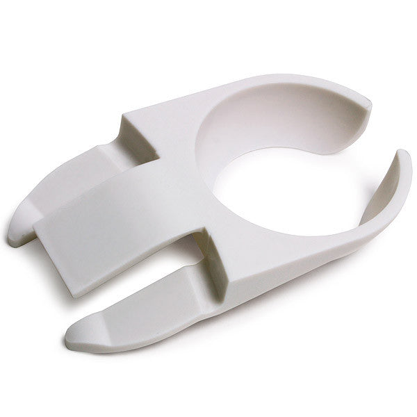 10 Pack White Wine Glass Plate Clip Holder - 75mm - Stand Up Buffet Party