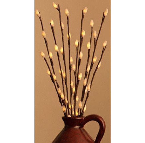 LED Light Bunch Stem | Warm White BATTERY Fairy Lights | 50cm High | 20 Bulbs/Petals