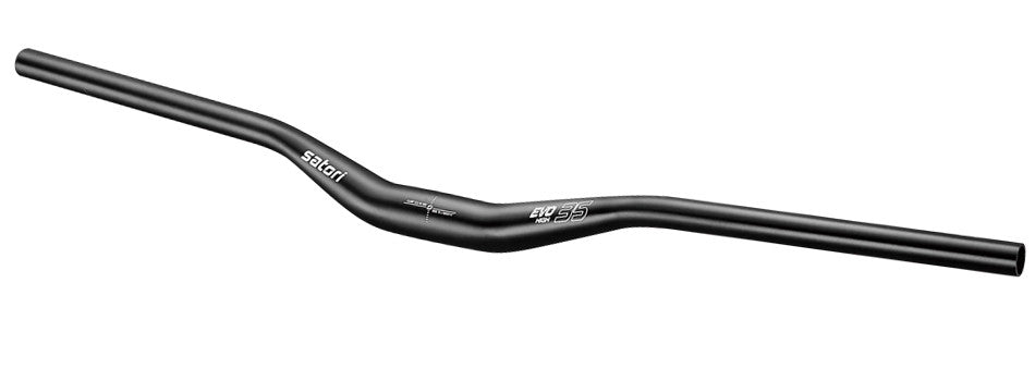 Satori EVO 35 Large - 355mm Rise Handlebar | Black | MTB Trekking Universal | 780mm Long