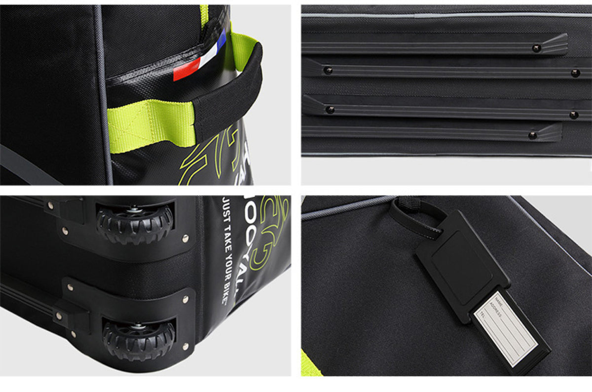 NOOYAH - SPORTACE Soft Shell Bike Travel Case - Black (125cm x 80cm)