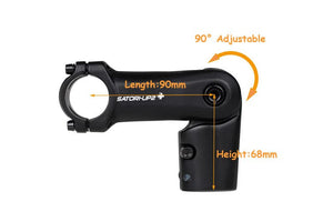 Satori UP2 Plus Ebike Height Adjustable Stem | Suitable for MTB Mountain Bikes | Cable Hide Feature
