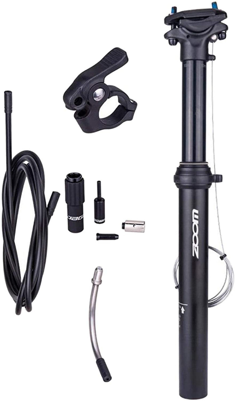 SPD-801 Dropper Seatpost | Adjustable Height via Thumb Remote Lever | External Cable | 30.9 Diameter | 100mm Travel