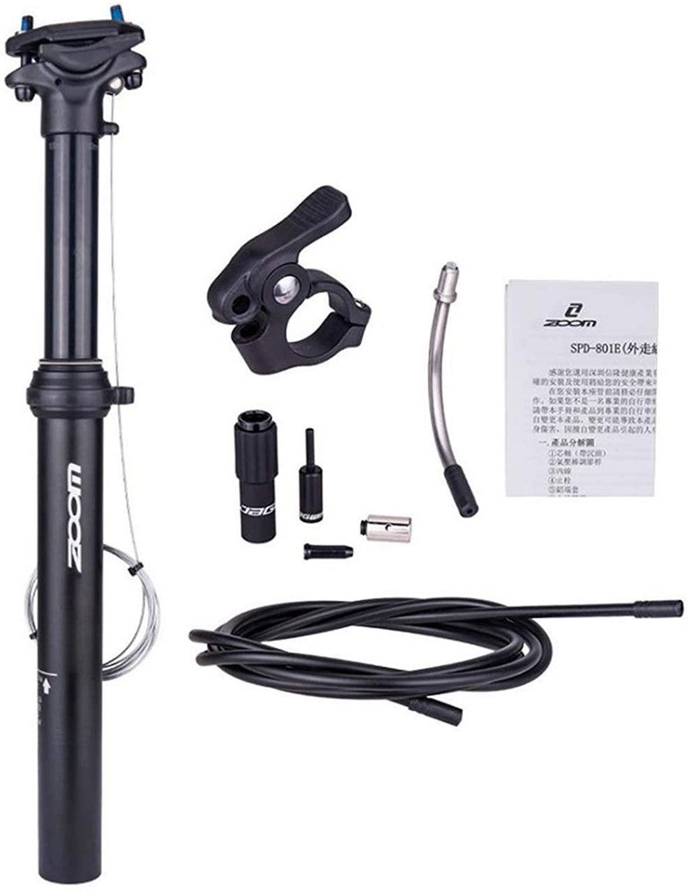 UP2 Plus Height Adjustable Stem for Ebike with Mountain Cable Hide