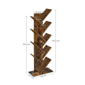 8-Tier Tree Bookshelf