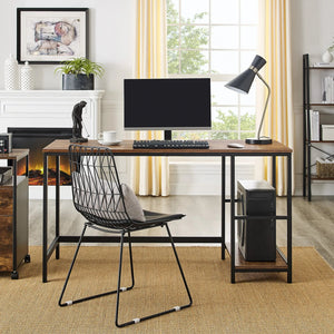 Computer Desk with Side Shelf | Perfect for Home Office