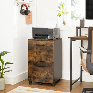 File Cabinet with Wheels - 2 Drawers