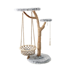 CMISSTREE Modern Cat Tree | With Hanging Hammock