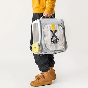 Breezy X ZONE Pet Carrier | Grey Yellow