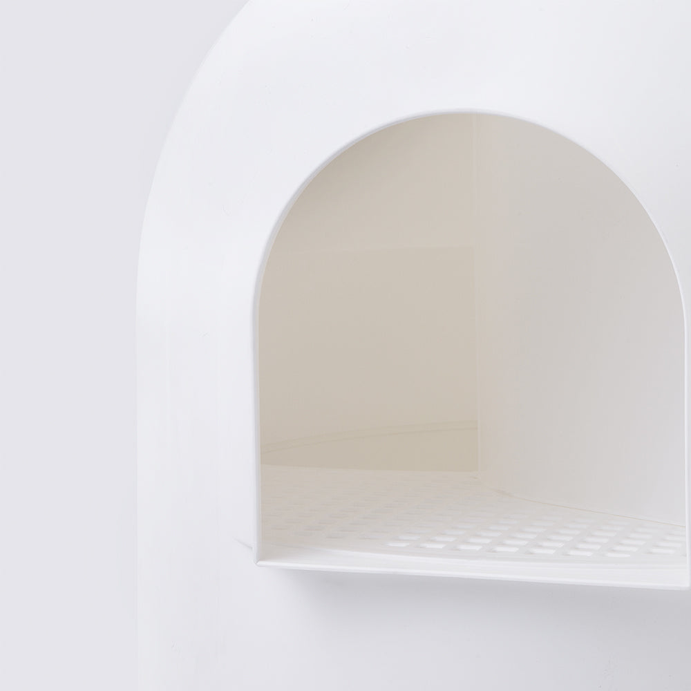PIDAN Igloo Cat Litter Box | White
