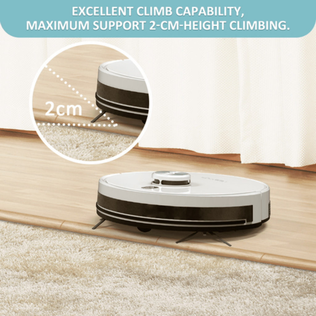 Tesvor S6 Turbo Robot Vacuum Cleaner and Mop with Laser Navigation 4000Pa