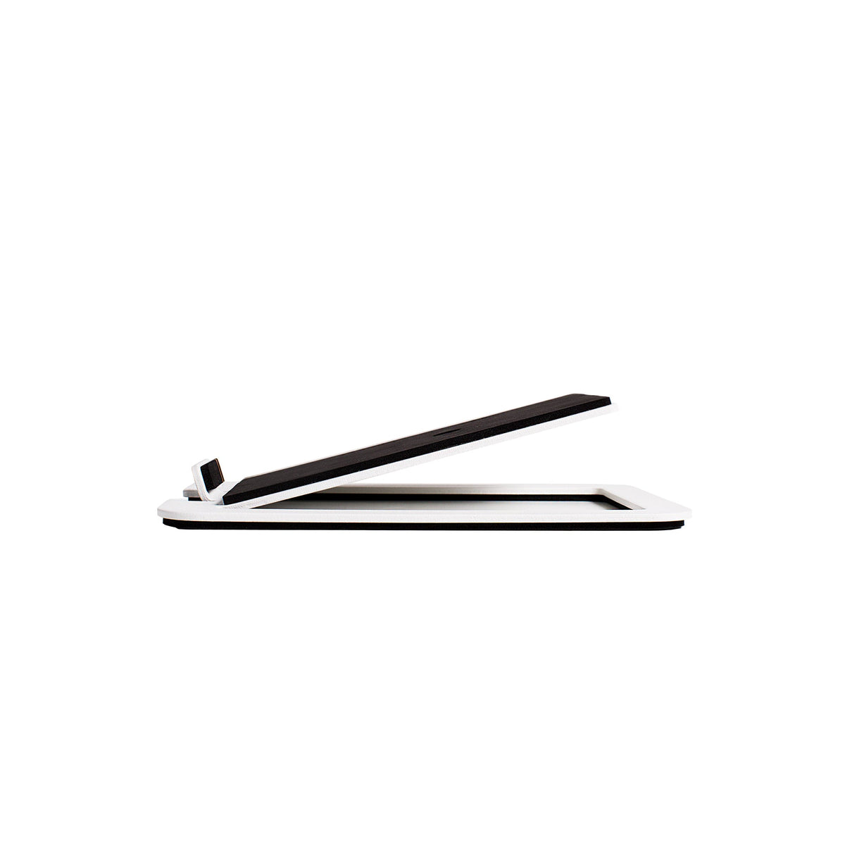 Angled Desktop Speaker Stands for Midsize Speakers - Pair, White (Kanto S4W)