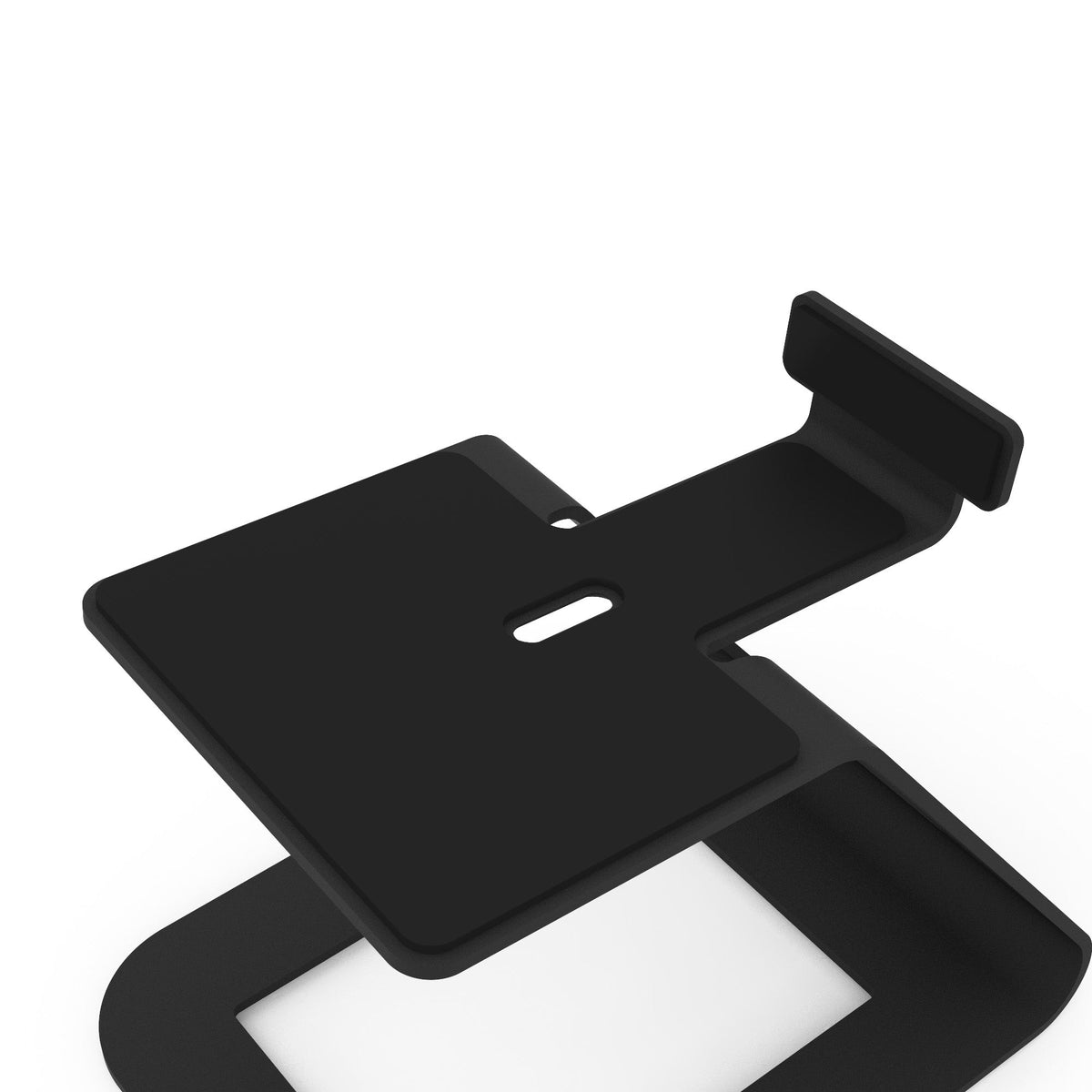 Elevated Desktop Speaker Stands for Large Speakers - Pair, Black