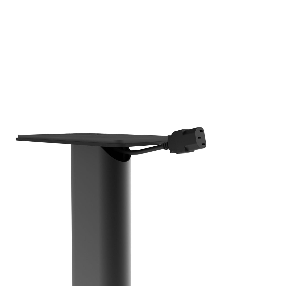 Tall Bookshelf Speaker Floor Stands - Pair, Black