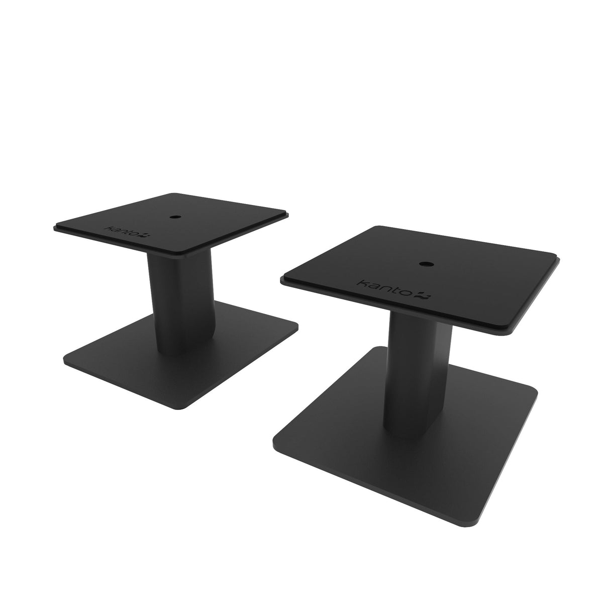 6" Tall Universal Desktop Speaker Stand - Pair | Black