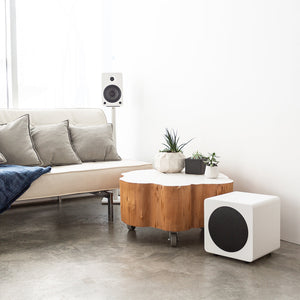 Sealed Powered Subwoofer - 300W | 8" | Matte White | Kanto SUB8