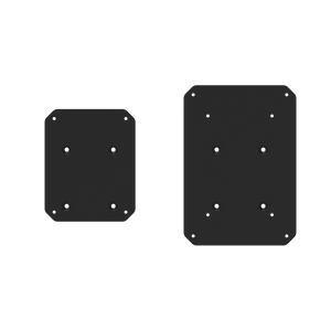 SX26 26" Tall Fillable Speaker Stands with Isolation Feet - Pair | Black