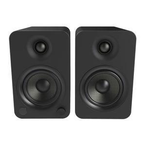 Powered Bookshelf Speakers - 140W | Bluetooth® and Phono Preamp | Pair - Matte Black | Kanto YU4