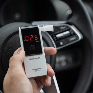 Alcosense Verity Personal Breathalyser (White) - AS3547 Certified