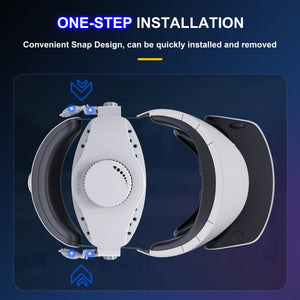 DEVASO Adjustable Head Strap for Playstation VR2 | Reduced Pressure Lightweight