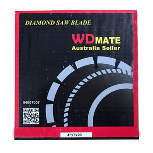 105mm Dry Diamond Cutting Disc Wheel | 4" Circular Saw Blade | Segment | 20/16mm Arbor | Tile