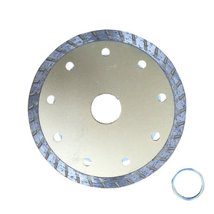 115mm Turbo Diamond Circular Saw Blade | 4.5" Cutting Disc for Wet/Dry Use | 20/22.3mm Tile