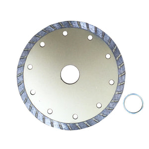 5x 125mm Diamond Cutting Disc | 5" Turbo Circular Saw Blade for Wet/Dry Use | 2.2mm | 22.23mm Arbor