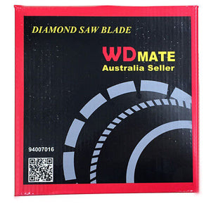 2x 180mm Diamond Cutting Blade | 7" Dry Segment Saw Disc for Wet/Dry Use | 25.4/22.23mm Arbor