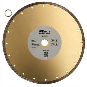 2X Diamond Cutting Blade for 300mm Dry Wet Turbo Saw Wheel | 300mm | 3.0*7.0mm | 25.4/22.2mm