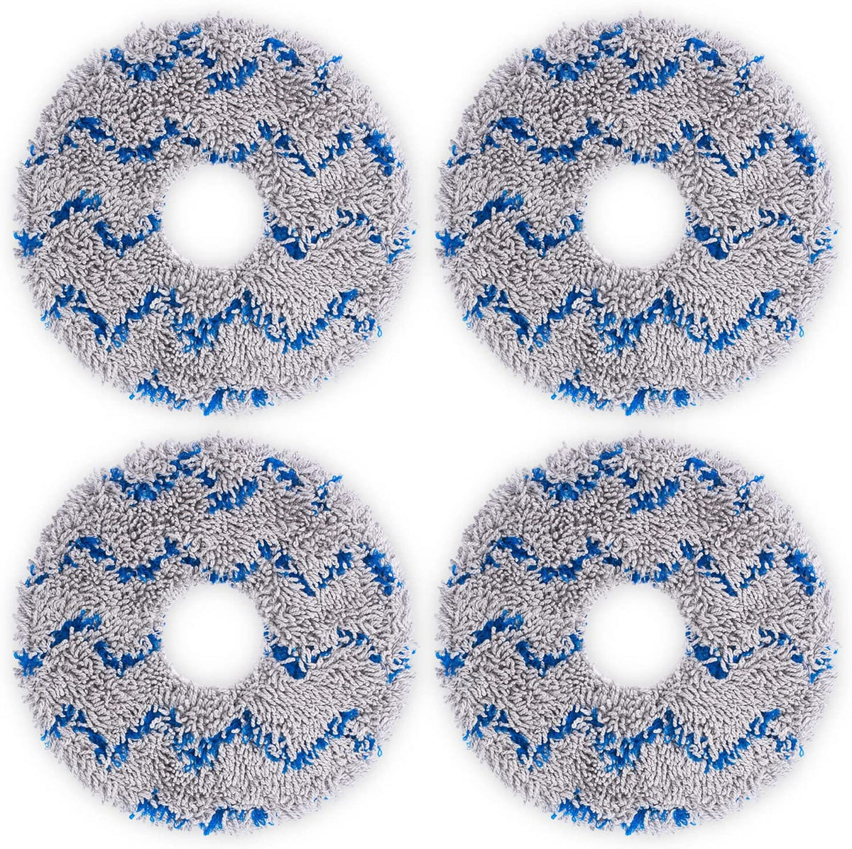 4 Mop Pads for Ecovacs Deebot X1 Series Robot Vacuum Cleaners