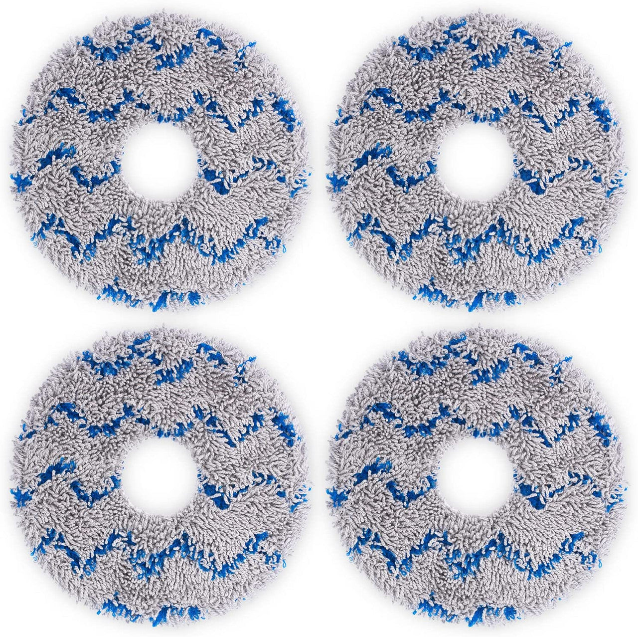 4 Mop Pads for Ecovacs Deebot X1 Series Robot Vacuum Cleaners