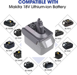 Makita 18V to Dyson V6, DC58 & DC59 Battery Converter/Adapter