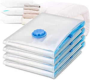 9 Pack Space Saver Vacuum Seal Storage Bag Kit - 2 Large, 5 Medium, and 2 Small