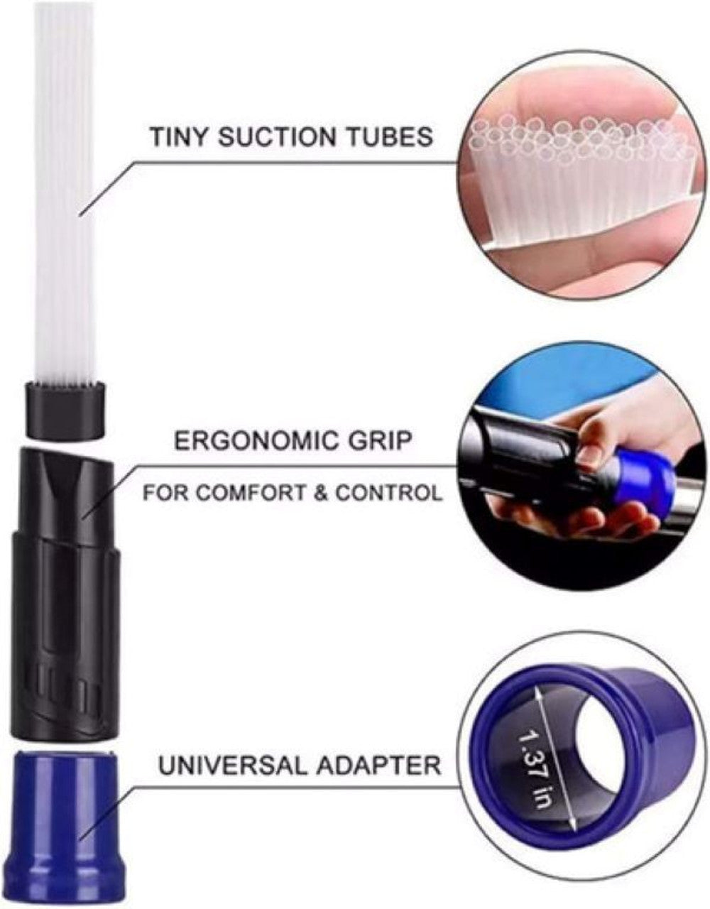 Straw Vacuum Dusting Brush for Dyson V6, DC35, DC39 Vacuum Cleaners