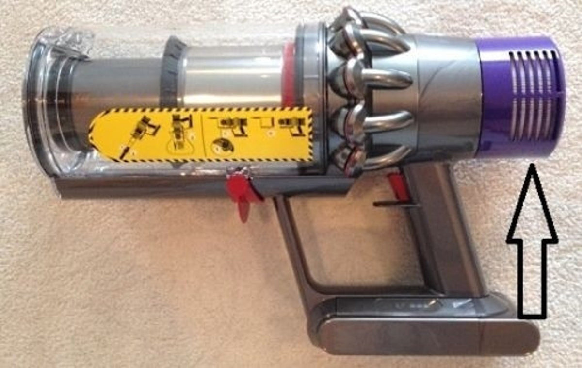 2 x HEPA Filters | Compatible with Dyson V10 Vacuum Cleaners