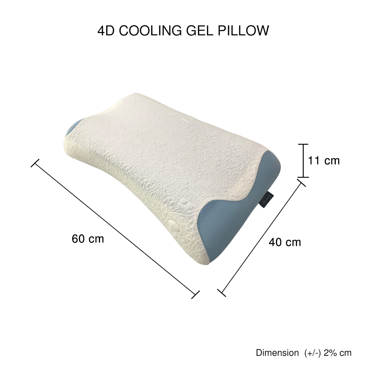 Hypoallergenic Pillows | Set of 4 with 4D Cooling Gel Technology and Removable Covers