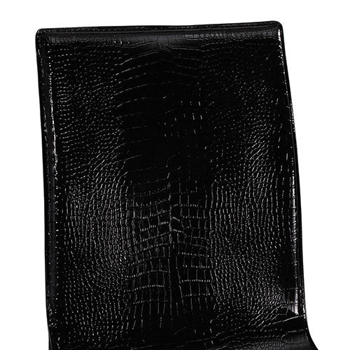 Black Leatherette With Medium High Backrest Dining Chair