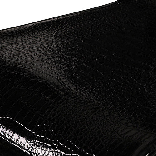 Black Leatherette With Medium High Backrest Dining Chair