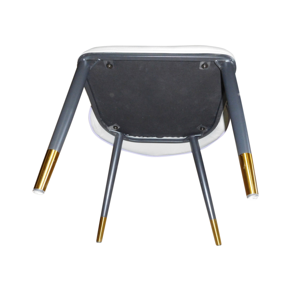 Set of 2 Dining Chairs in Purple with Premium Leatherette and Carbon Steel Frame for Firm Support