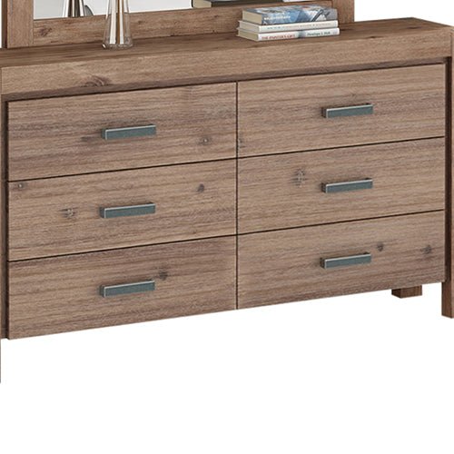 Dresser With 6 Storage Drawers In Solid Acacia